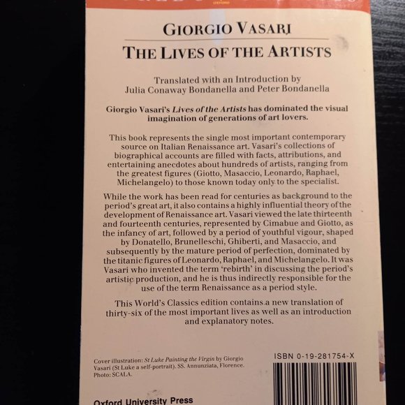 Giorgio Vasari - The Lives Of The Artists book - Picture 2 of 2